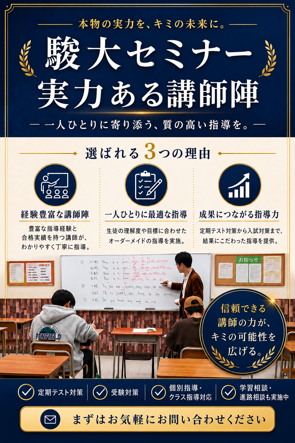 実力ある講師陣